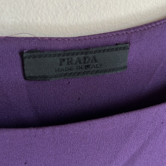 Vintage 90’s Prada Purple silk midi Slip Dress size 38/ US 4 - Picture 6 of 16